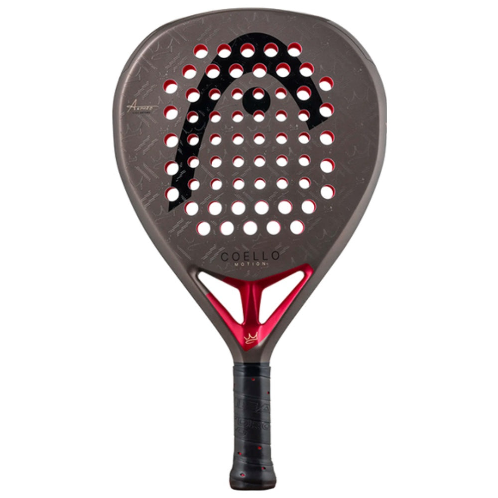 Head Coello Motion 2026 padel racket dark gray face with red accents by Racket Central on Tampa Home & Garden Store