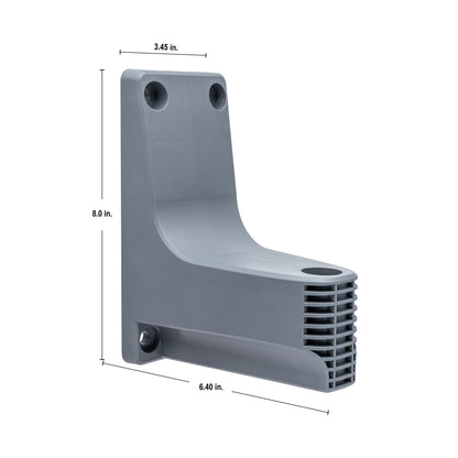 Hose reel wall mount spare 22533 by Orbit Irrigation, gray plastic, wall-mount accessory on Tampa Home & Garden Store