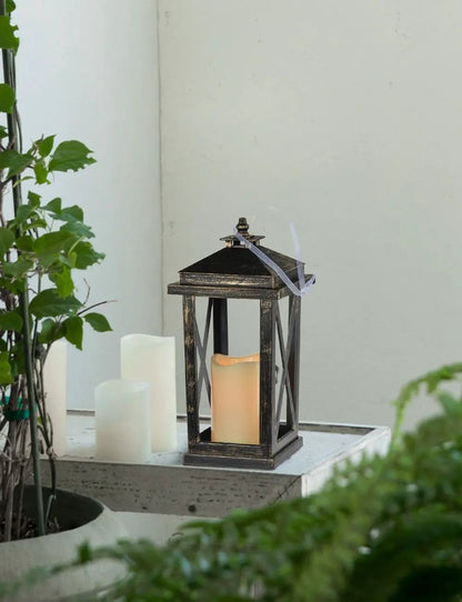 Menifee Lantern With Led Candle Set of 2