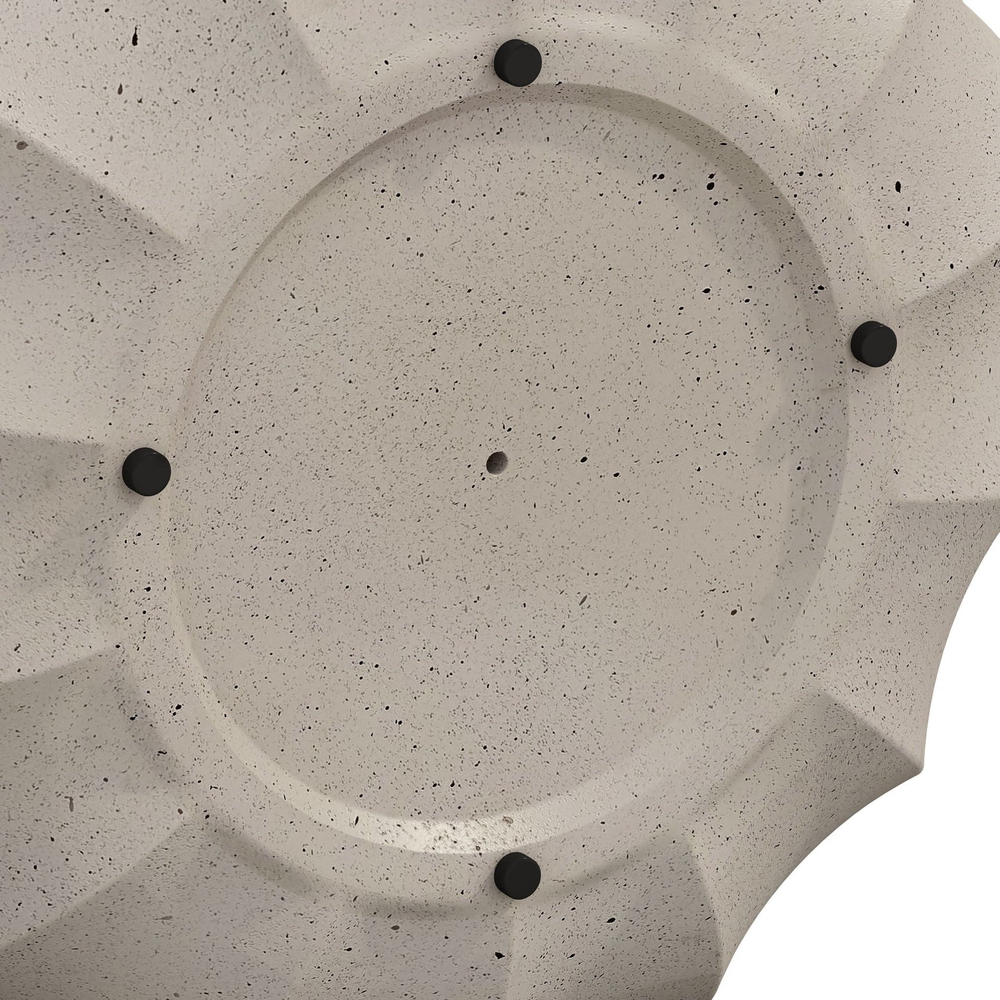 Modern Round Coffee Table for Patio or Deck