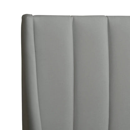 Aspen Vertical Tufted Headboard Platform Bed