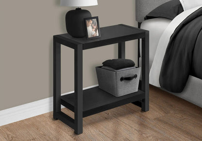 Accent Side Table with Two Tiers in Modern Style