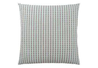 Square throw pillow with blue gray striped weave insert included hypoallergenic on Tampa Home & Garden Store