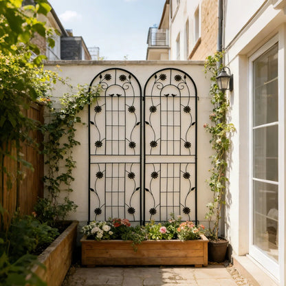 Metal Garden Trellis for Climbing Plants Outdoor