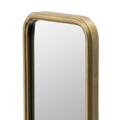 Antique Gold Full Length Mirror With Slim Frame