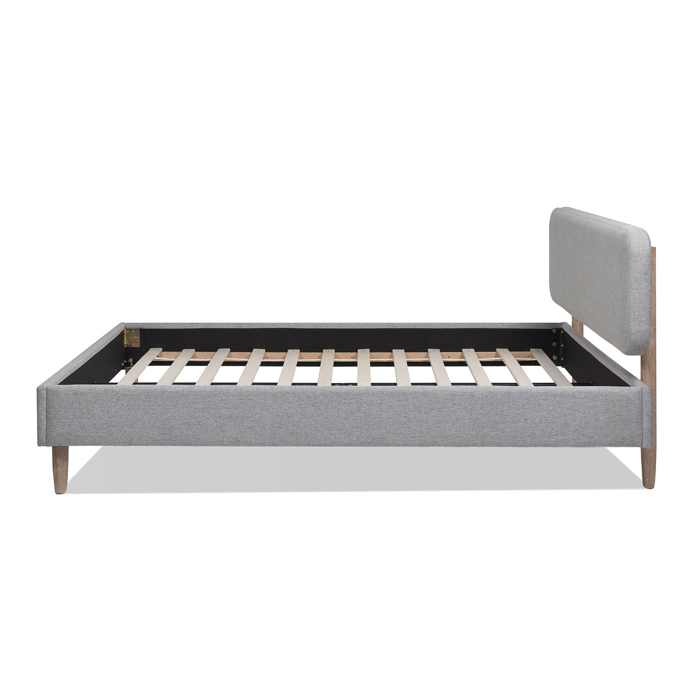 Diego Low Upholstered Platform Bed and Frame