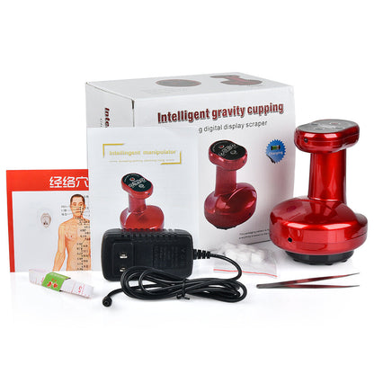 Electric Scraping Instrument Massage Physiotherapy Instrument Sucking Sha Cupping Device Intelligent Trader Meridian Dredging Machine - Tampa Home & Garden Store