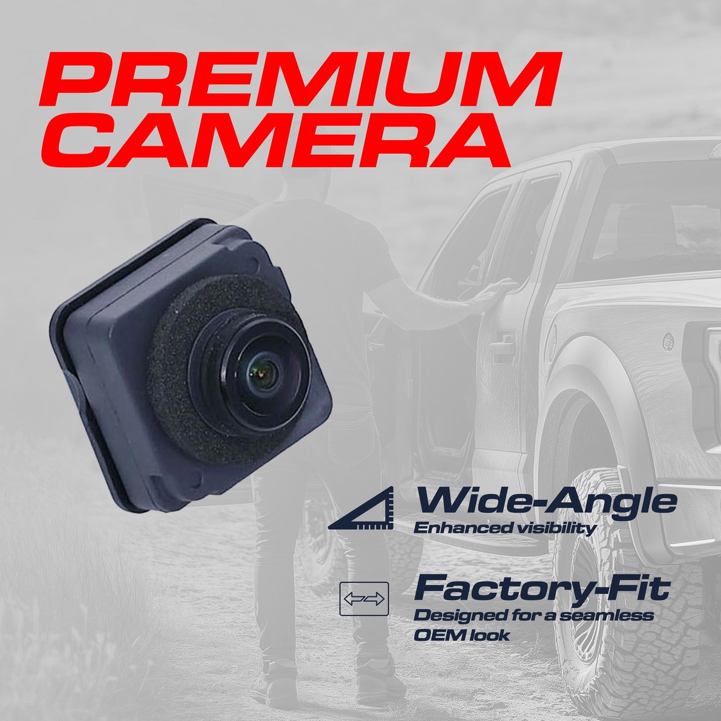 Chrysler 300 sedan OEM backup camera by Master Tailgaters, OE replacement with wide-angle lens on Tampa Home & Garden Store