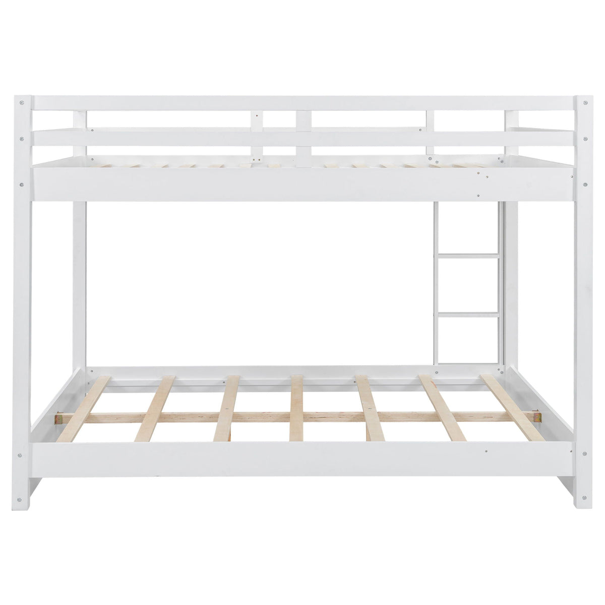 Sturdy Bunk Bed With Ladder white wood frame by HouseOfZazla on Tampa Home & Garden Store