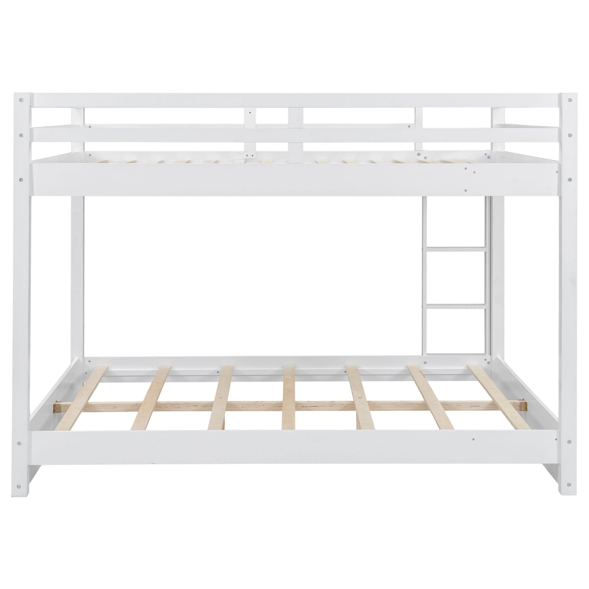 Sturdy Bunk Bed With Ladder white wood frame by HouseOfZazla on Tampa Home & Garden Store