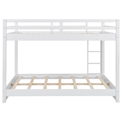 Sturdy Bunk Bed With Ladder white wood frame by HouseOfZazla on Tampa Home & Garden Store