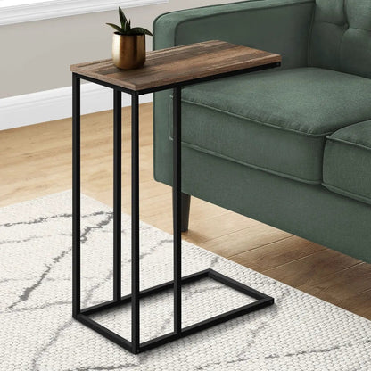 Accent Table C Shaped End Table Space Saving