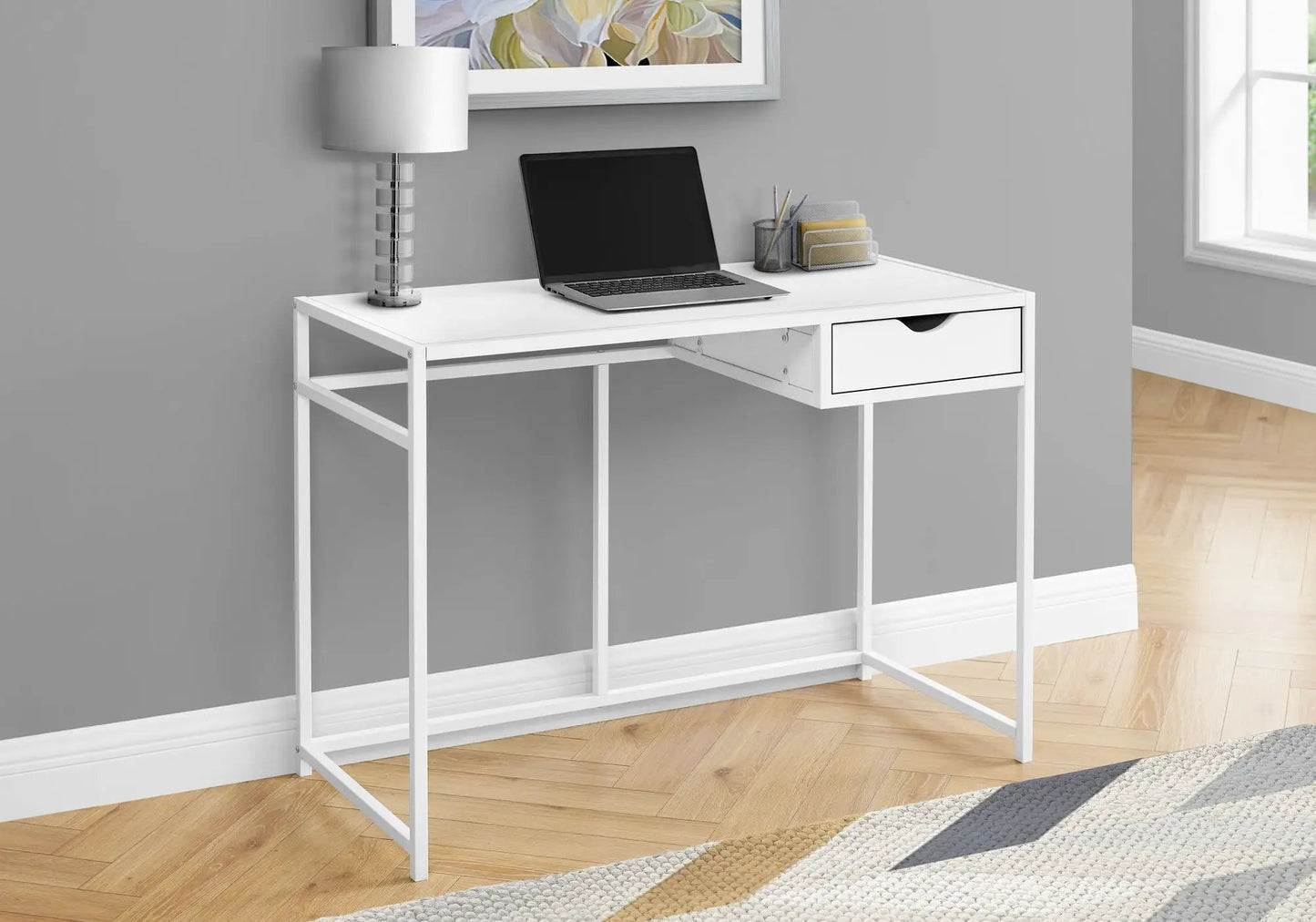Computer Desk for Home Office with Storage Drawer