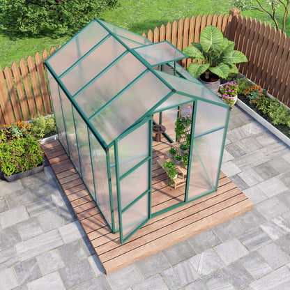 Strong Polycarbonate Walk In Greenhouse and Porch