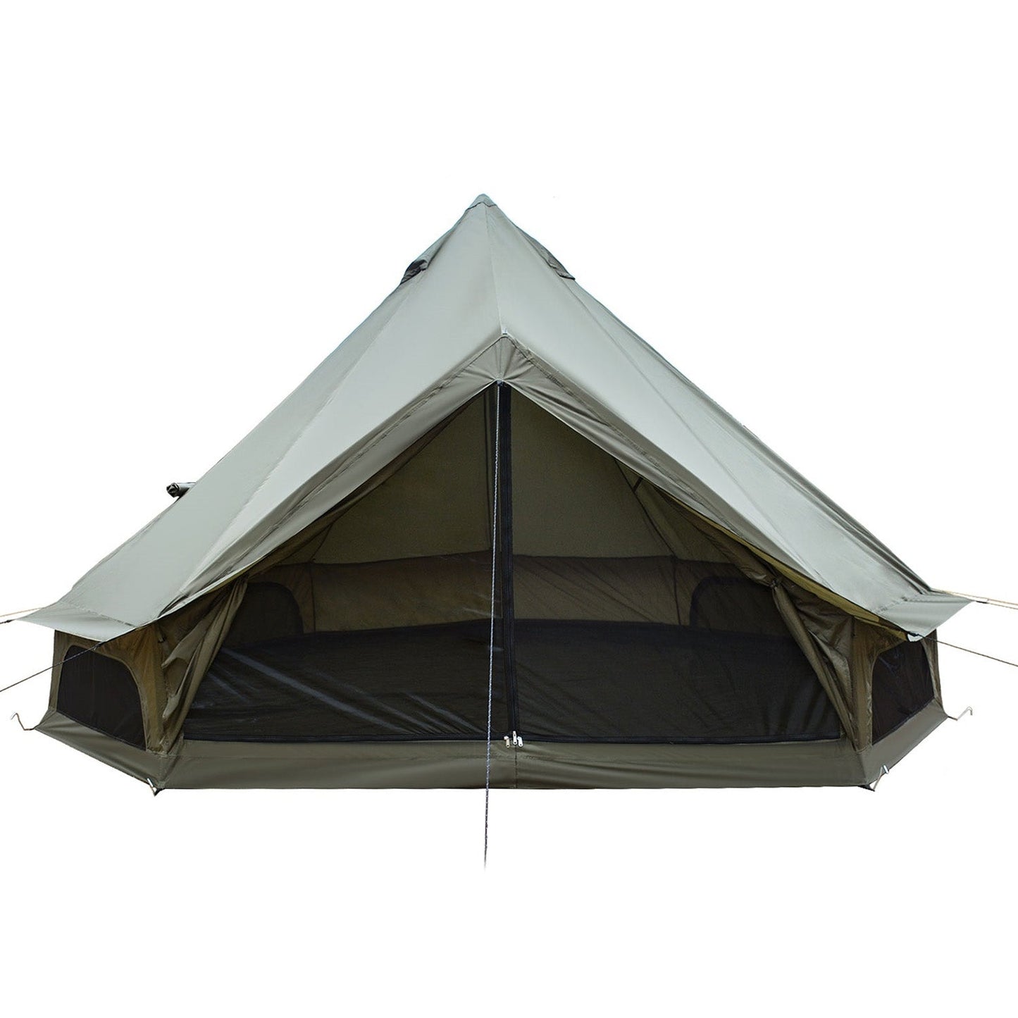 Oxford Bell Tent 13.1 ft family camping tent GemGear olive green with stove jack on Tampa Home & Garden Store