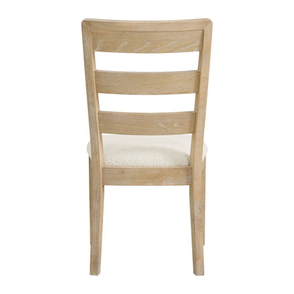 Upholstered Dining Chair Set of 2 in Brown