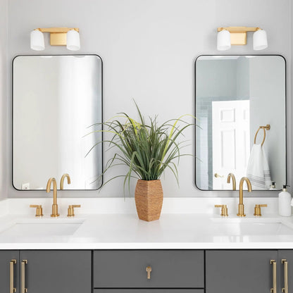 Rectangular Wall Mirror with Metal Frame