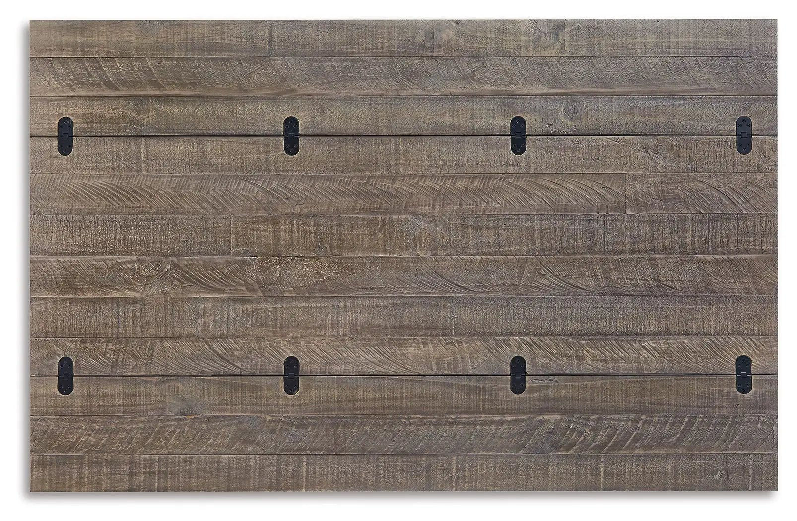 Havalance flip top sofa table gray/white wood planks with black hinges Unique Piece Furniture on Tampa Home & Garden Store