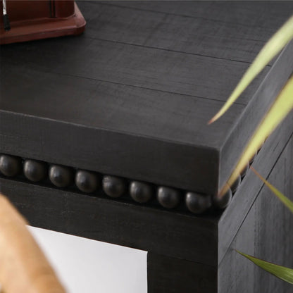 Modern Rustic Wood Coffee Table with Floating Top