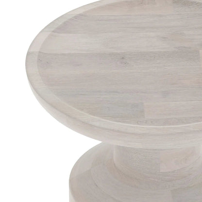 Haynes Handcrafted Wooden Accent Side Table