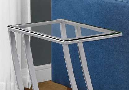 C Shaped Accent Table Sturdy Construction