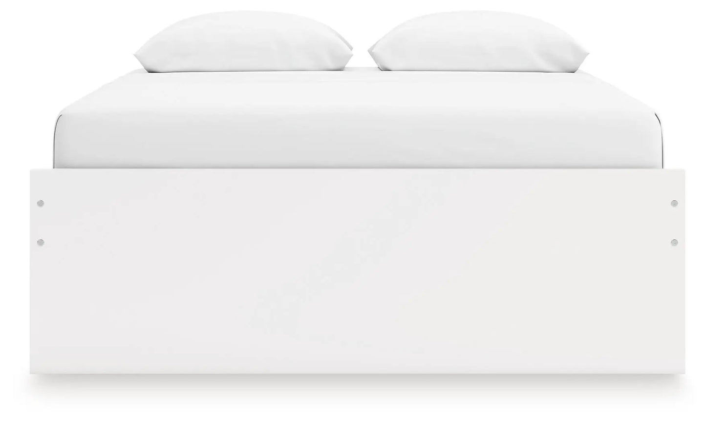 Onita platform bed white with low-profile footboard storage bed by Unique Piece Furniture on Tampa Home & Garden Store
