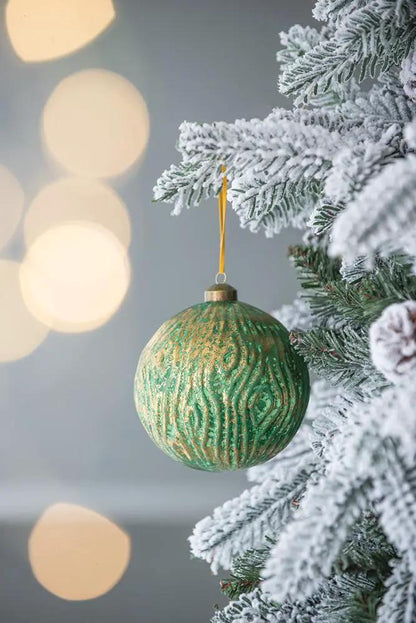 Christmas Ball Glass Ornament and Tree Decoration