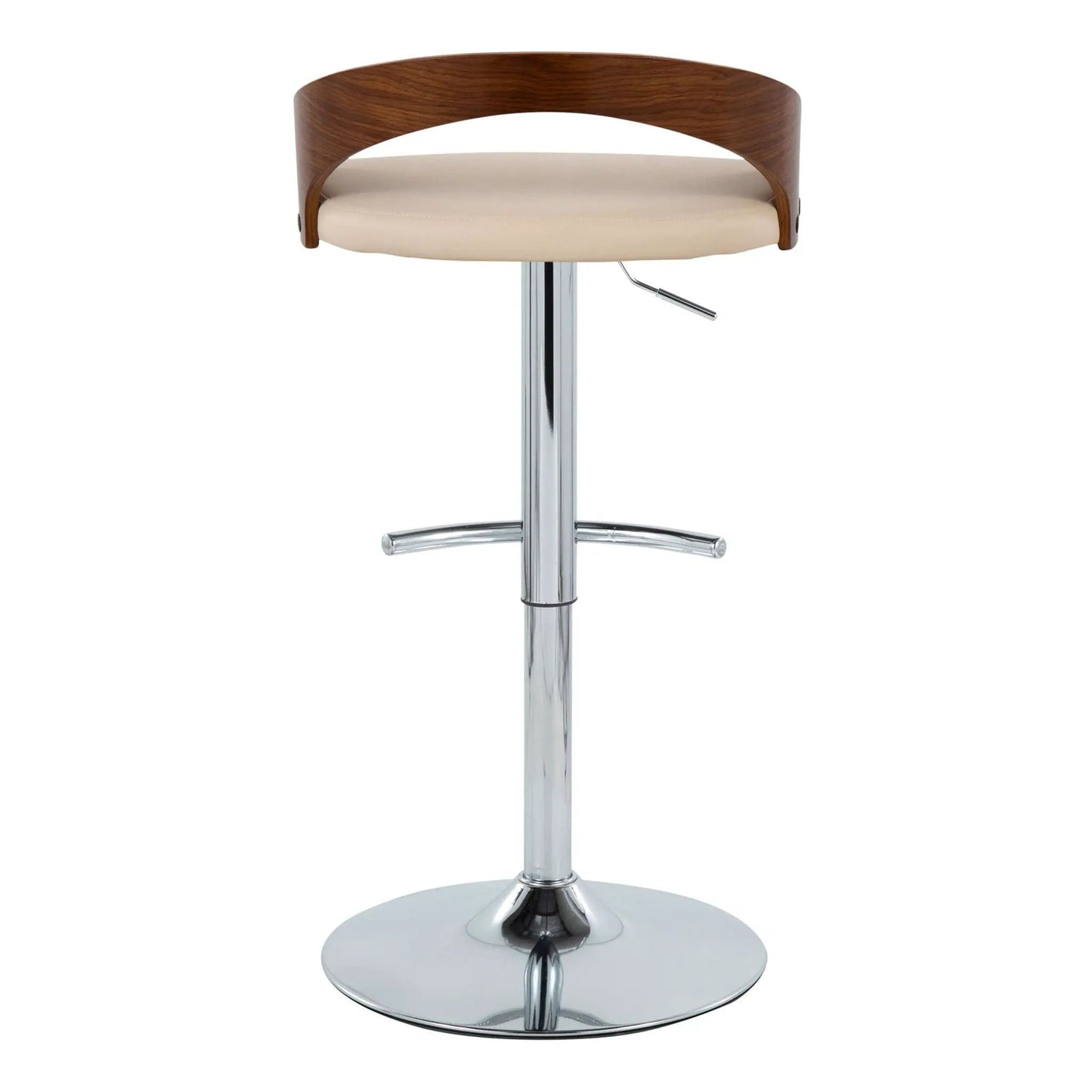 Grotto Contemporary Adjustable Barstool Swivel