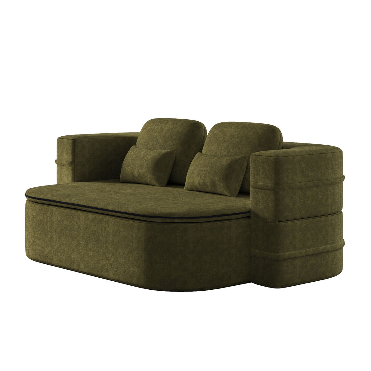 Foldable Sofa Bed with a Multi Functional Blanket