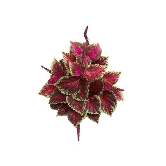 23” Coleus Bush Artificial Plant (Set of 6) - Tampa Home & Garden Store