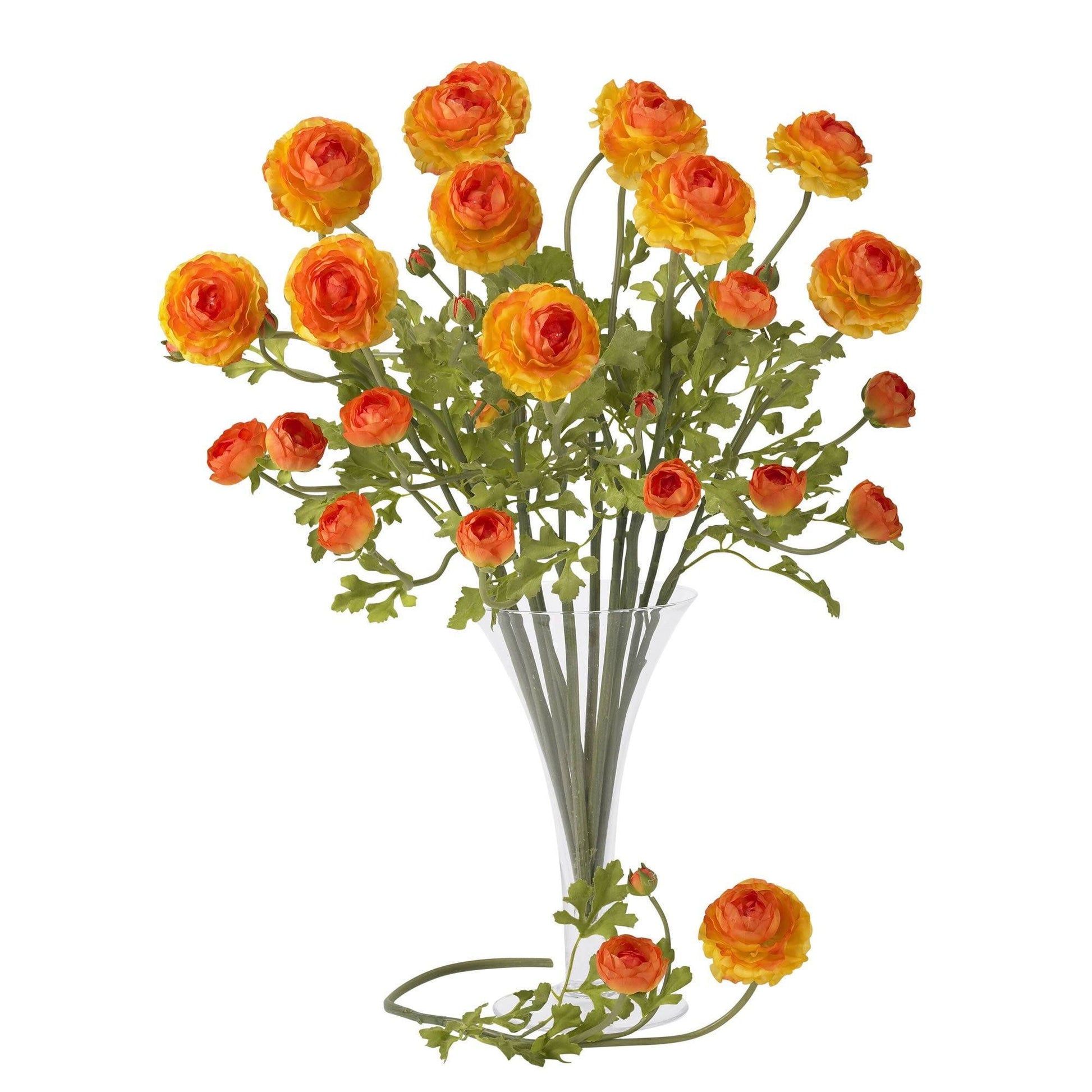 23" Ranunculus Stem (Set of 12)" - Tampa Home & Garden Store