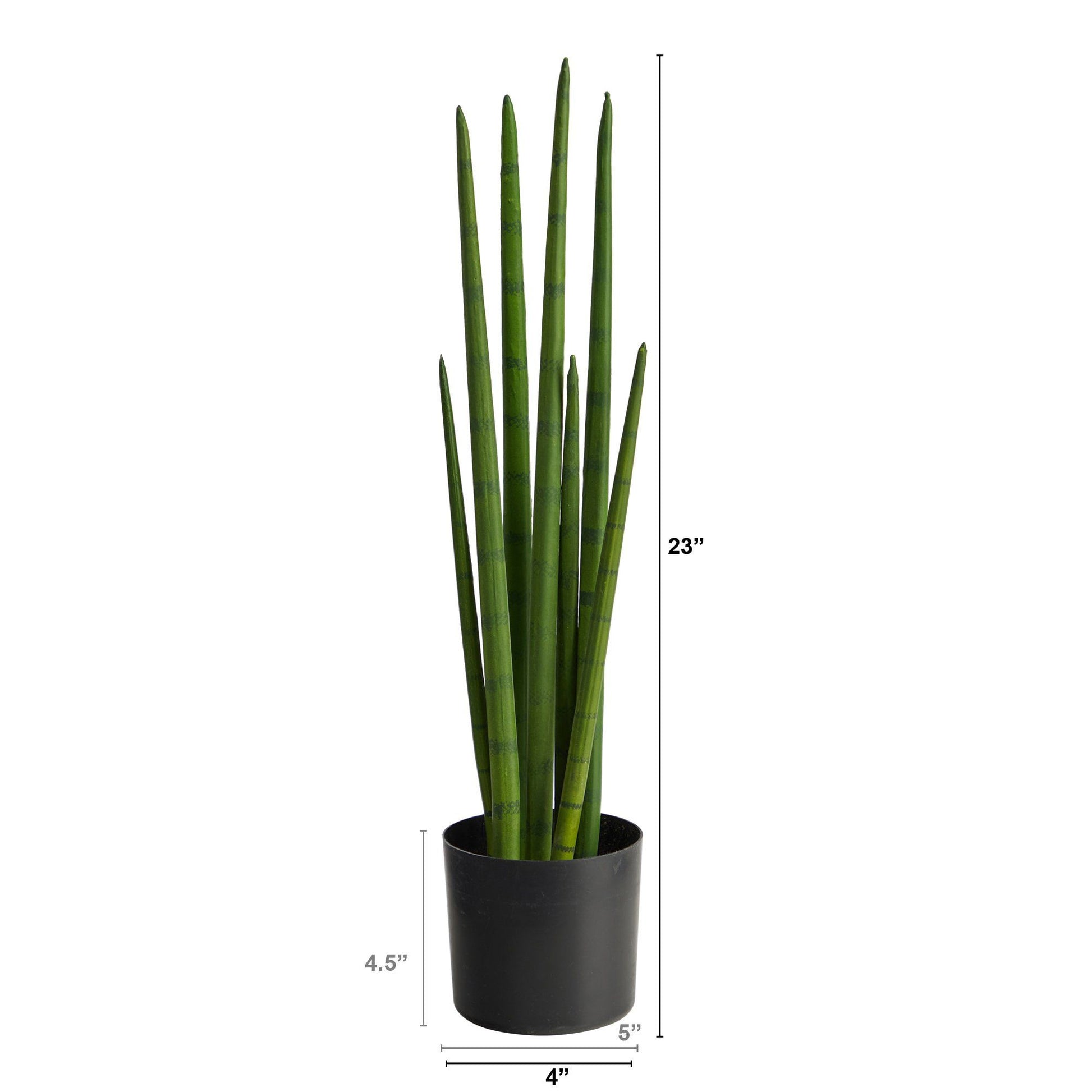 23” Sansevieria Snake Artificial Plant - Tampa Home & Garden Store