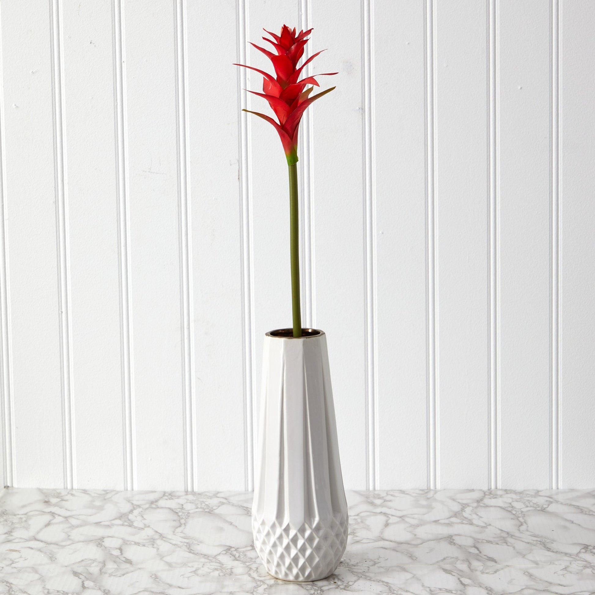 23” Star Bromeliad Artificial Flower Stems (Set of 6) - Tampa Home & Garden Store