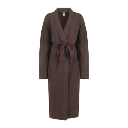 Soft Organic Cotton Knitted Kimono Robe Deluxe