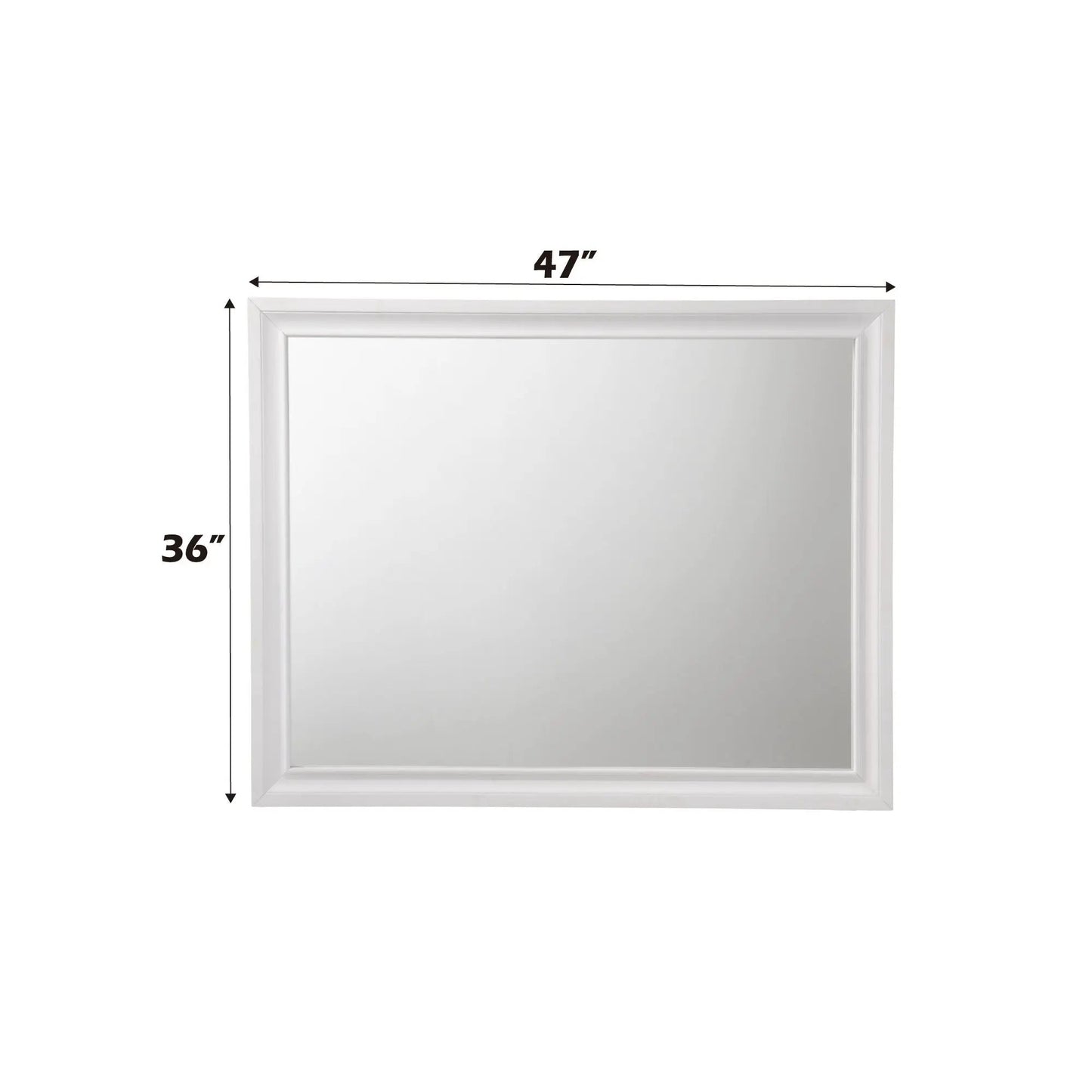Naima Mirror Minimalist Wood Frame for Space