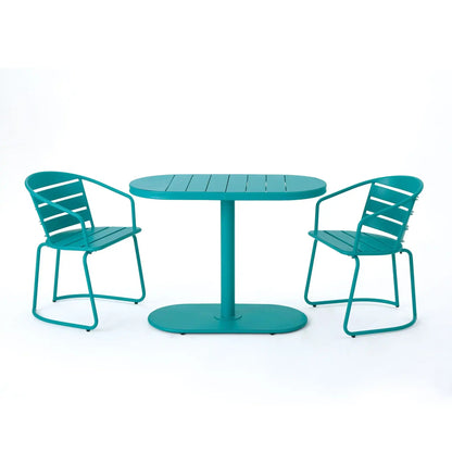 3 Piece Elegant Outdoor Bistro Set with Table