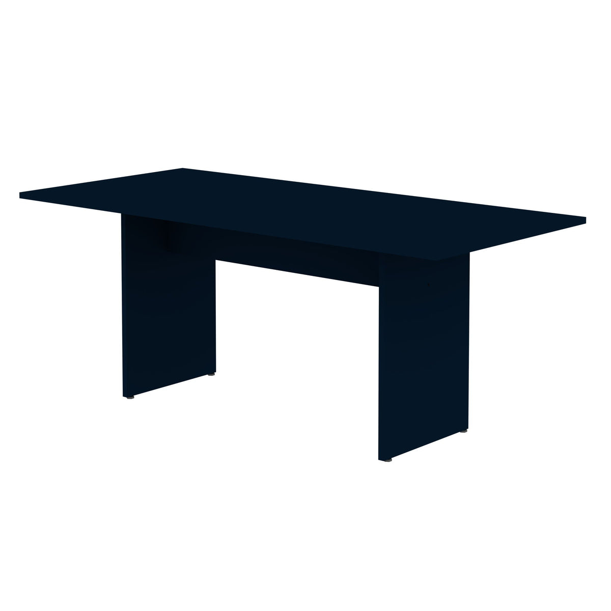 Nomad Dining Table navy Protouch wood-grain finish with rectangular top by HouseOfZazla on Tampa Home & Garden Store