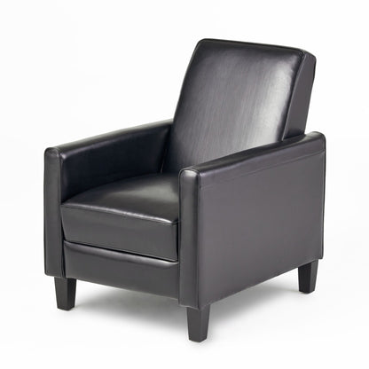 Upholstered Push Back Recliner Chair and Lounge