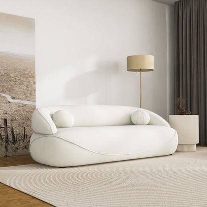 Andrew Soft Boucle Sofa and Mid Century Design
