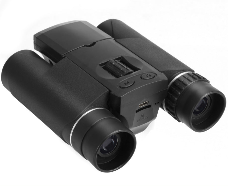 Digital HD Camera Binoculars black compact binoculars with built-in camera on Tampa Home & Garden Store