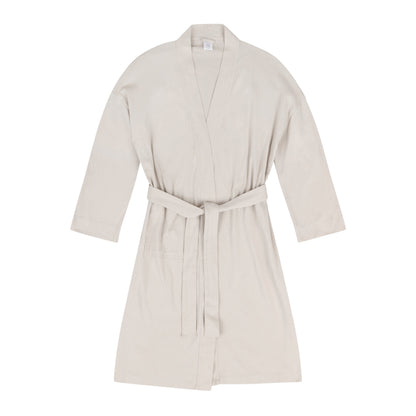Soft Organic Cotton Knitted Kimono Robe Deluxe