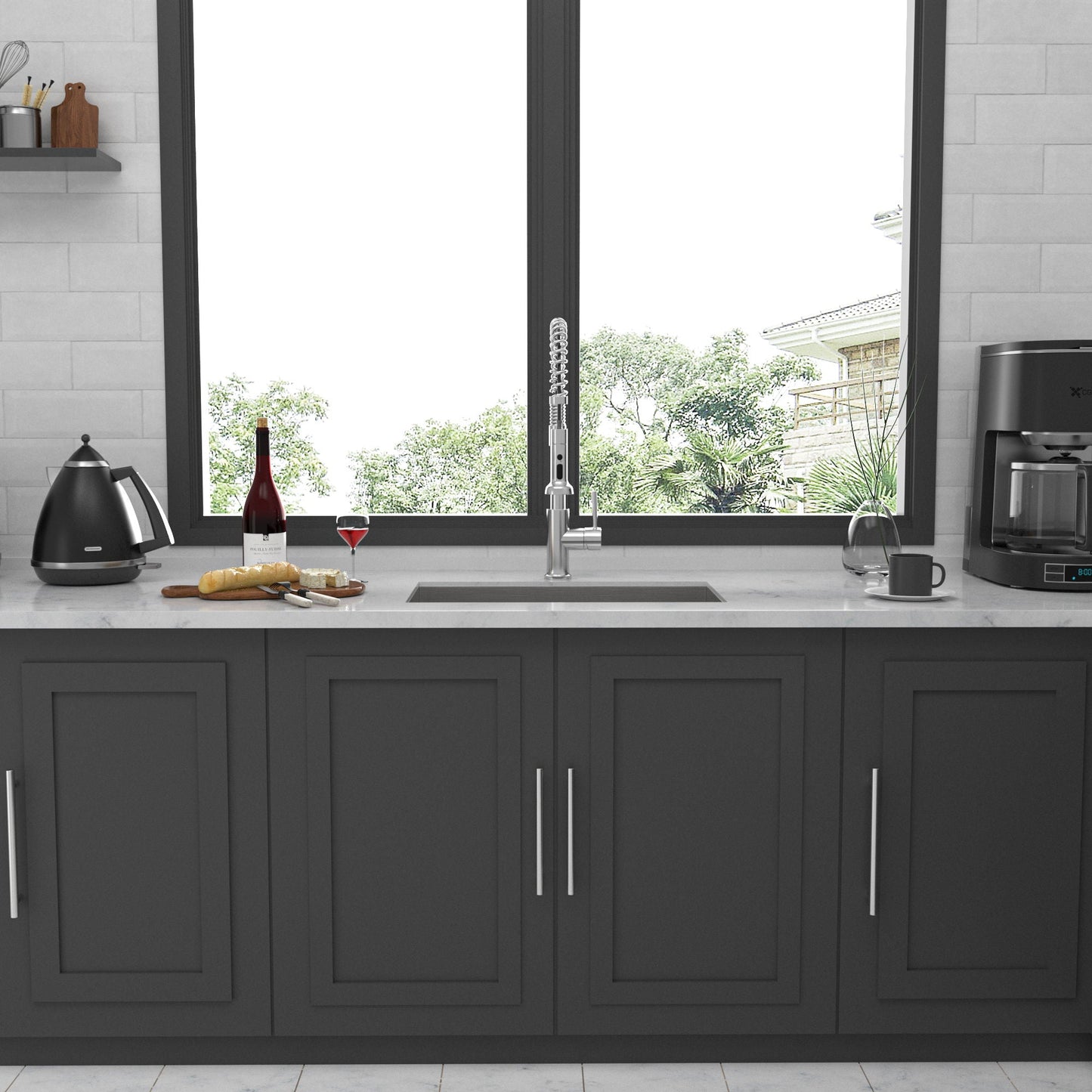 Modern Deep Single Bowl and Stainless Steel Sink