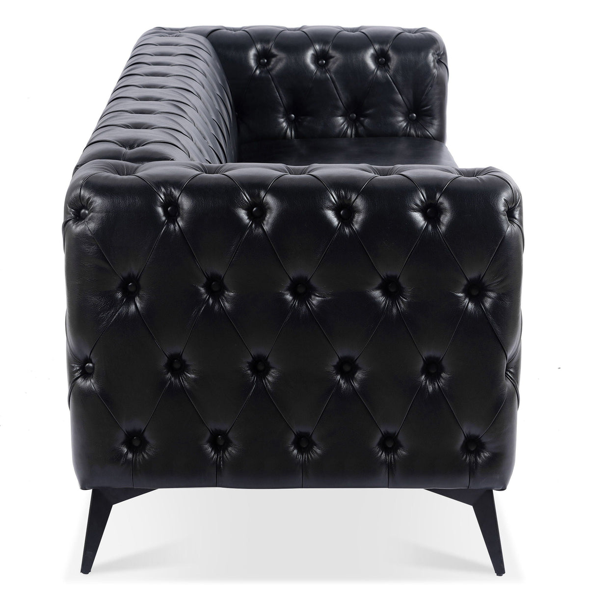Modern 3 Seater Sofa with Square Arm and Cushion