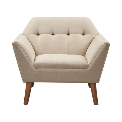 Lounge Chair With Button Tufting Mid Century