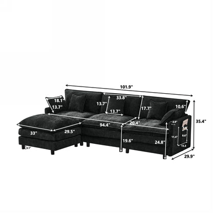 The Luxury Modular Sofa and Reconfigurable Layout