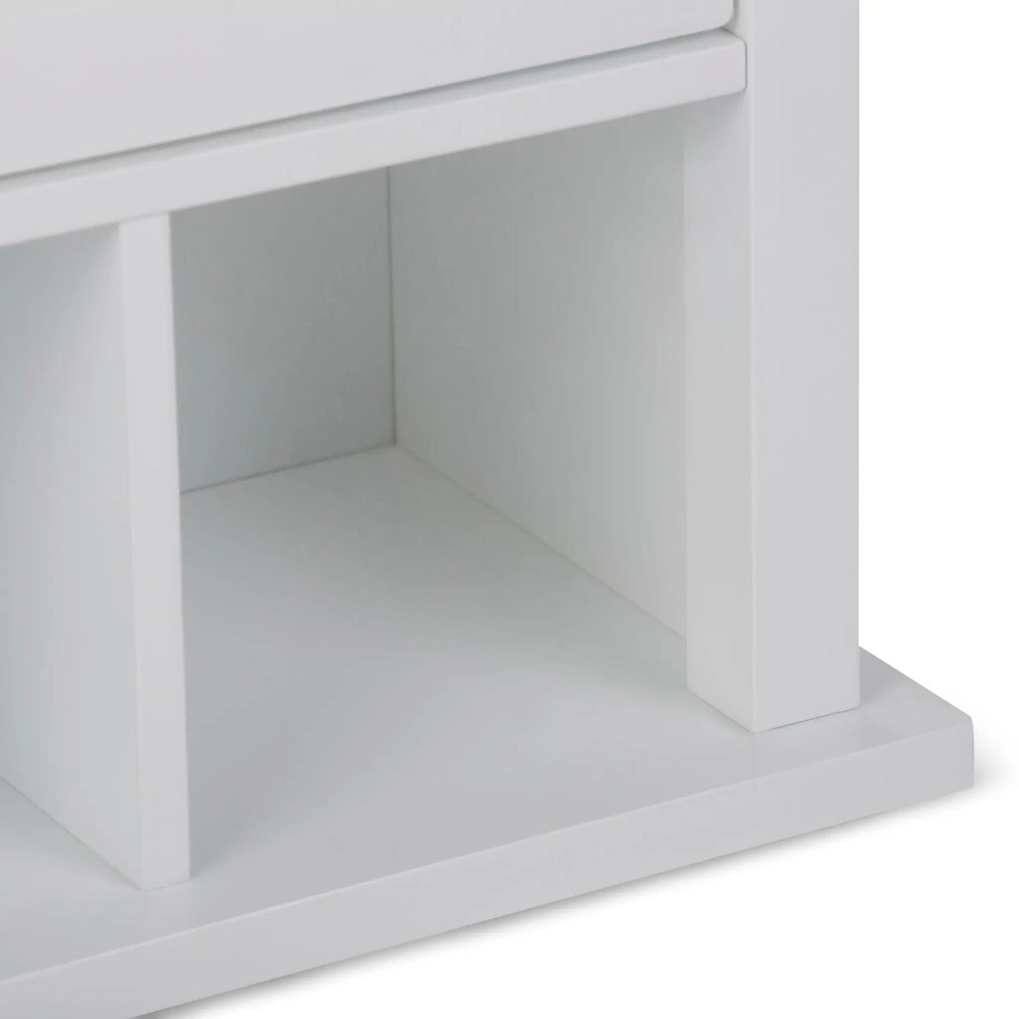 Avington 2-door wall cabinet with cubbies in pure white, linen cabinet by Unique Piece Furniture on Tampa Home & Garden Store