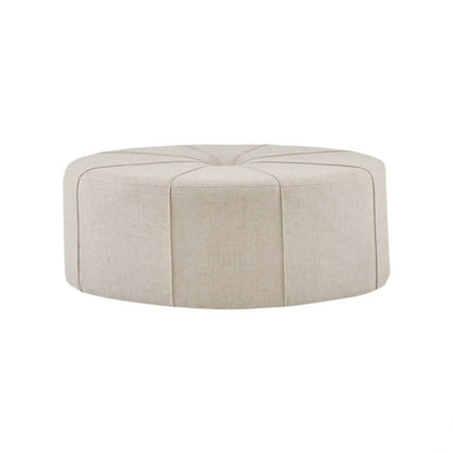 Modern Style Cocktail Ottoman with Tufted Center