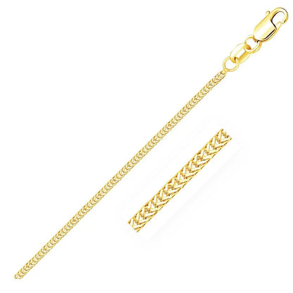 14k yellow gold foxtail chain necklace, 1.0mm width, lobster clasp, Bids.com on Tampa Home & Garden Store