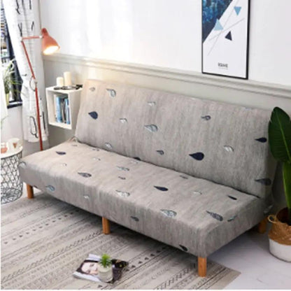 Elastic Armless Sofa Cover Folding Bedspread
