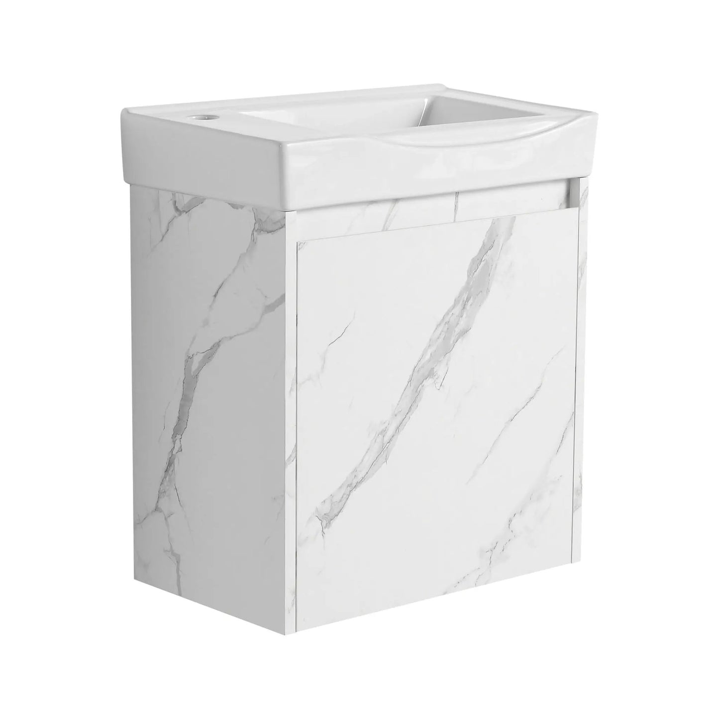 Modern Bathroom Vanity with Ceramic Basin Sink